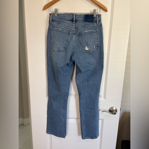 Abercrombie and Fitch The 90s Straight Low Rise Jeans Curve Love Size 26 S - Picture 8 of 11